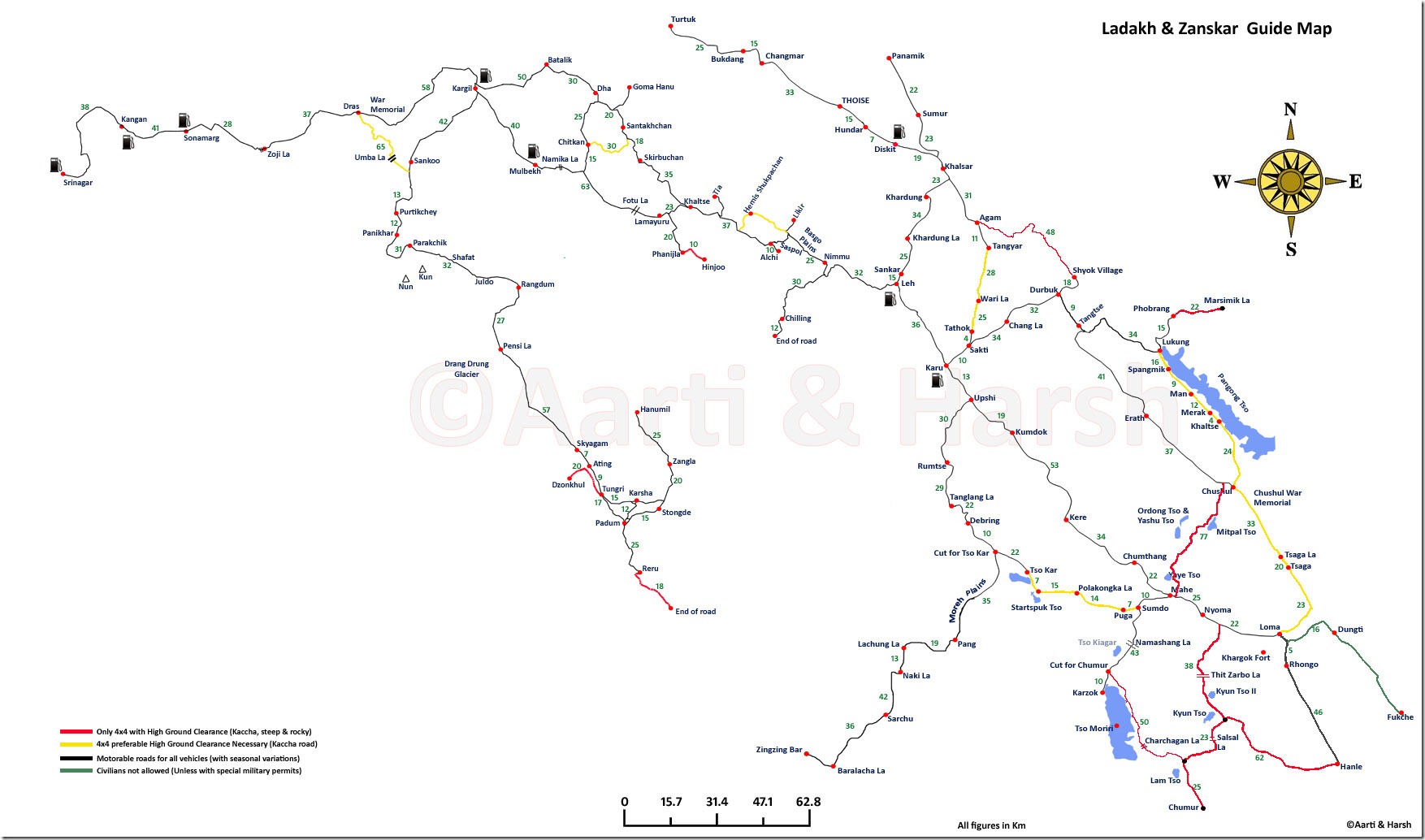 Harsh_Ladakh_Zanskar Map