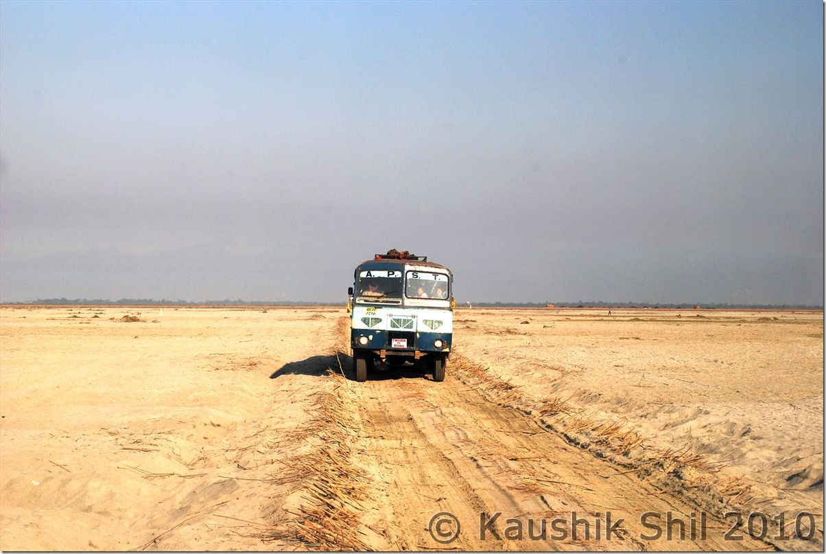 0016_Showkiaghat drive through Brahmaputra Sandbed