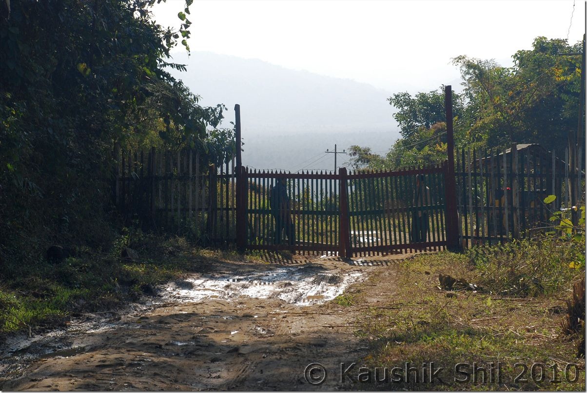 10083_Historic Stilwell Road enters Myanmar here, the gate is closed